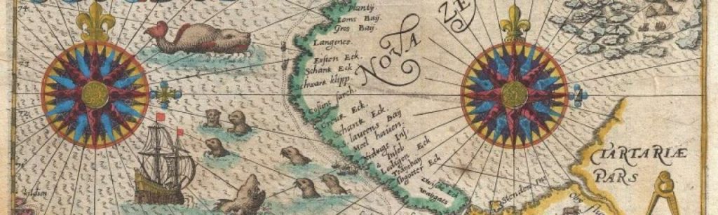 1601 De Bry and de Veer Map of Nova Zembla and the Northeast Passage Geographicus Nova Zembla debry 1601 e1369996656707