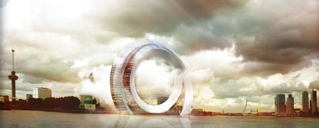 Dutch Windwheel pano landmark