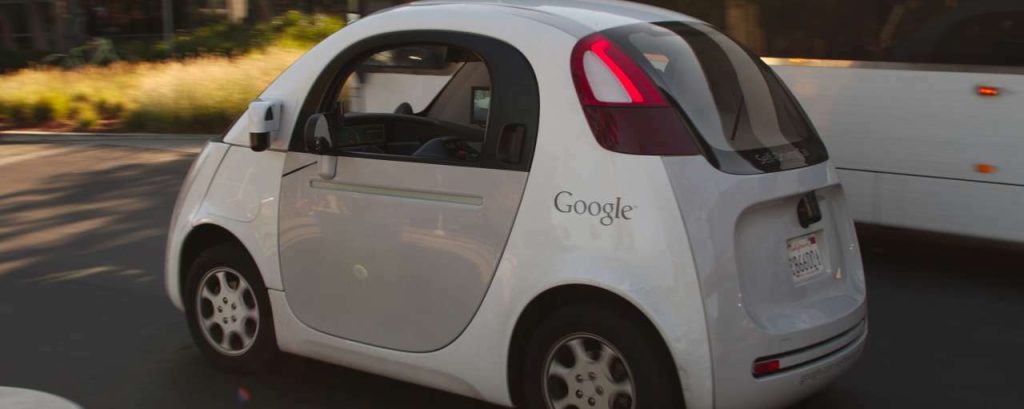 Google self driving car at the Googleplex