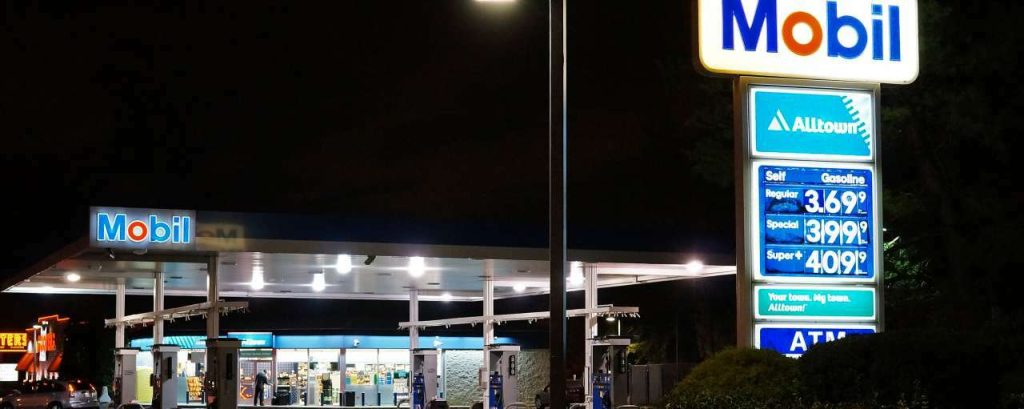 Mobil Gas Station