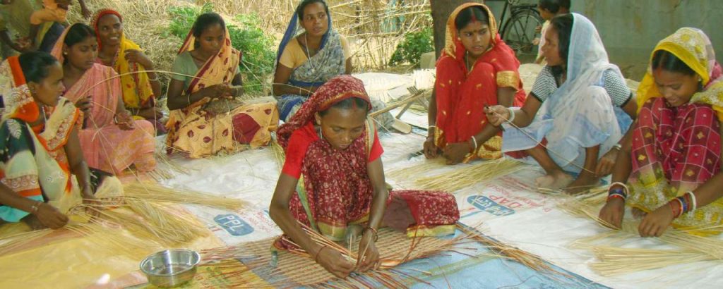 Esaf bamboo product making unit in dumka jharkhand