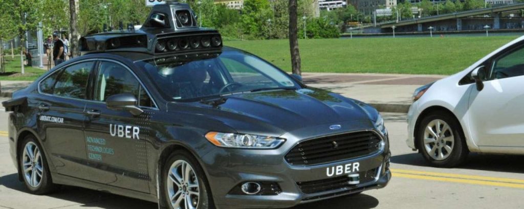 Uber zelfrijdende auto test