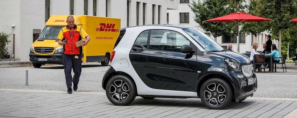 Smart dhl duurzame pakketbezorging
