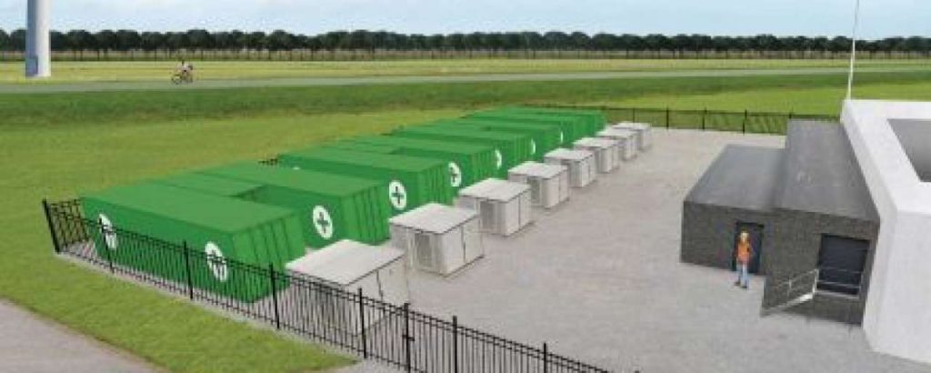Windenergie batterij