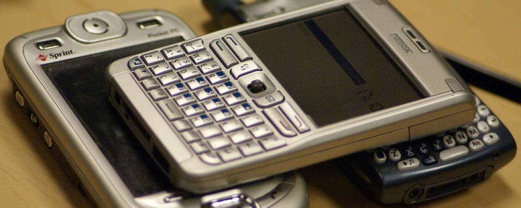 Afgedankte smartphones