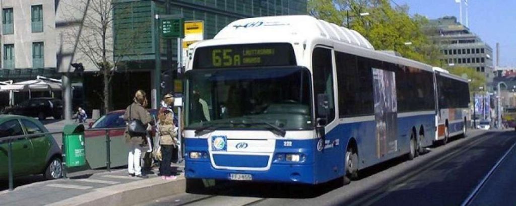 Finkker zelfrijdende bus