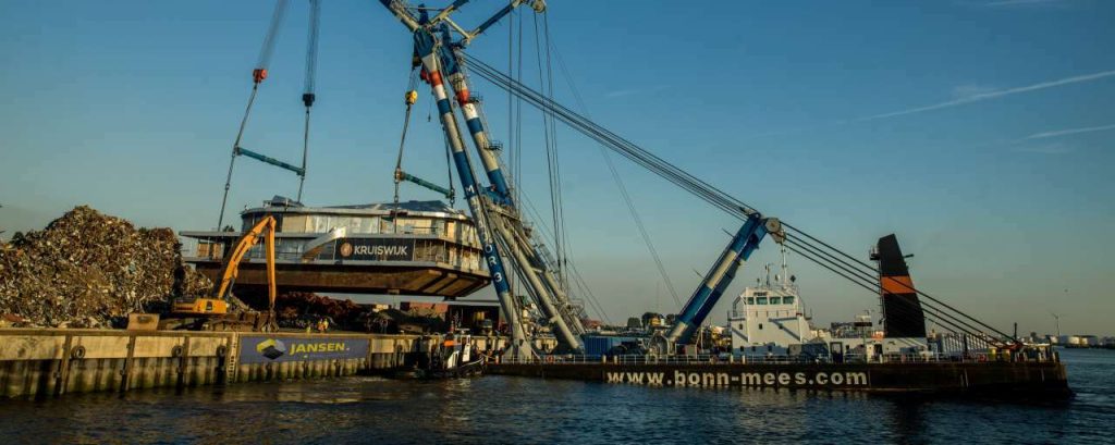 Scheveningse pier gelost in vlaardingen