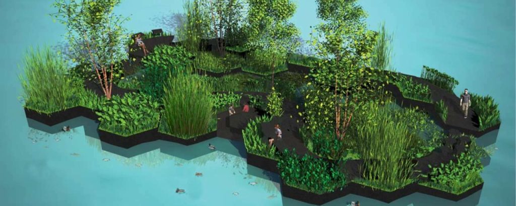Recycled park whim architecture
