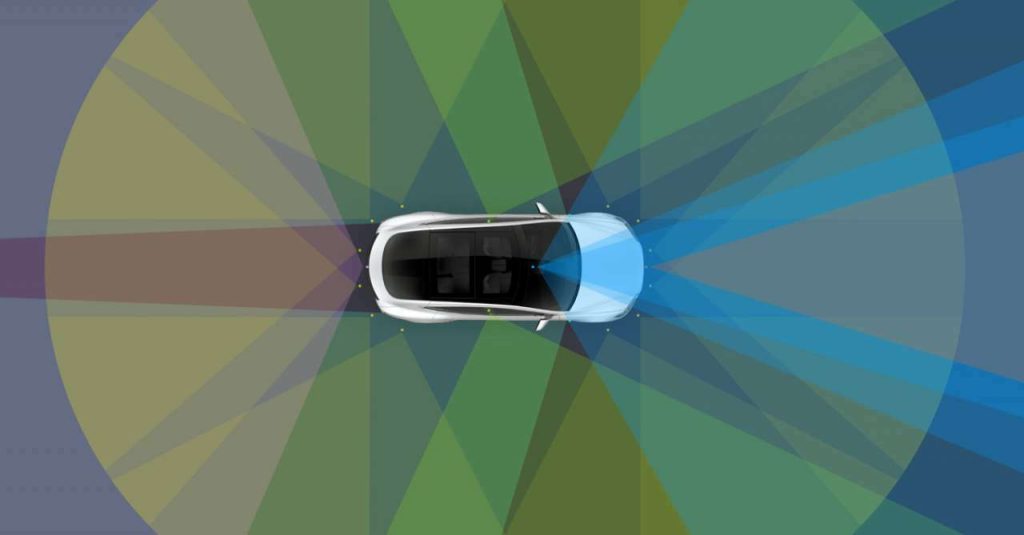 Tesla zelfrijdend