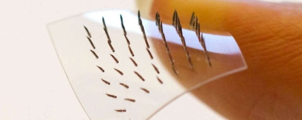 Pleister met micronaalden duurzaam