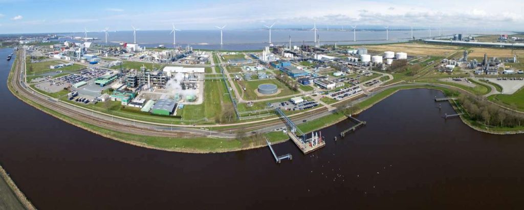 Panorama chem park delfzijl