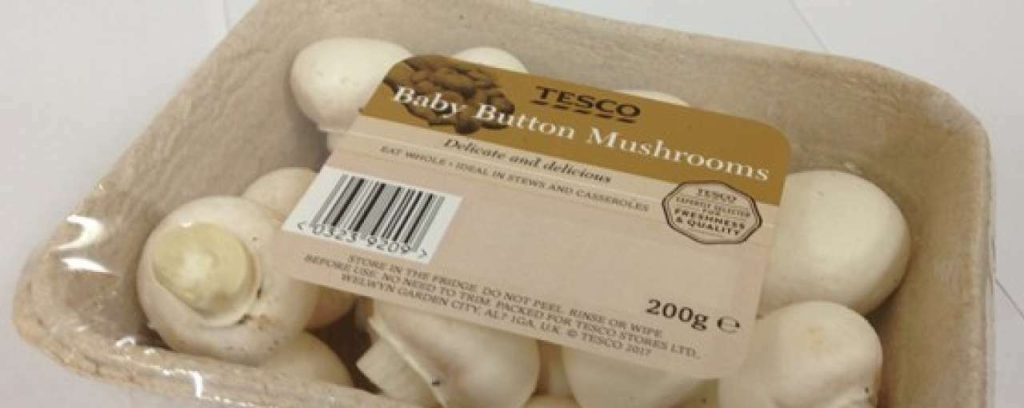 Mushroom punnet tesco 2017