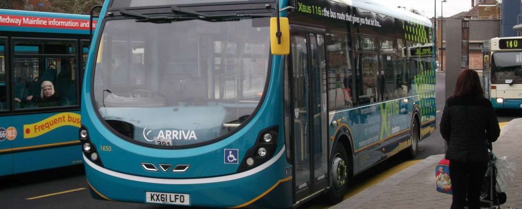 New arriva bus in chatham bus interchange 2 geograph org uk 2771819