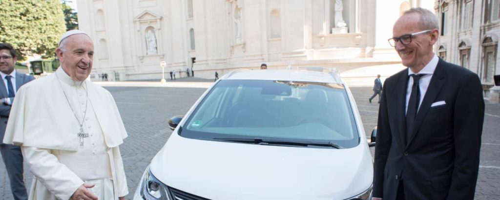Opel ampera e voor vaticaan