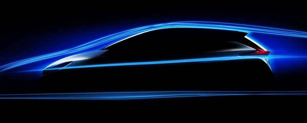 New nissan leaf teaser aero