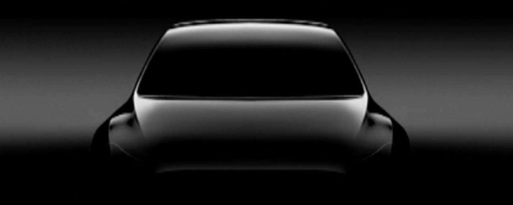 Tesla model y front 1