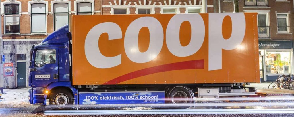 Coop elektrische truck