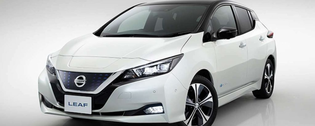 Elektrische auto nissan leaf
