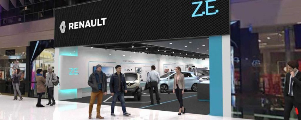 21204185 electric vehicle concept store in europe