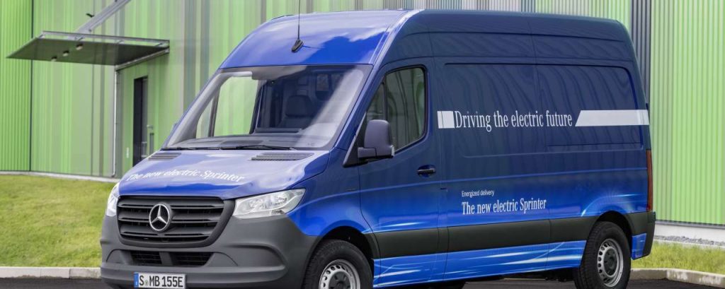 Elektrische bestelbus mercedes