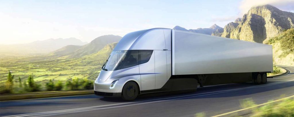 Elektrische truck tesla semi