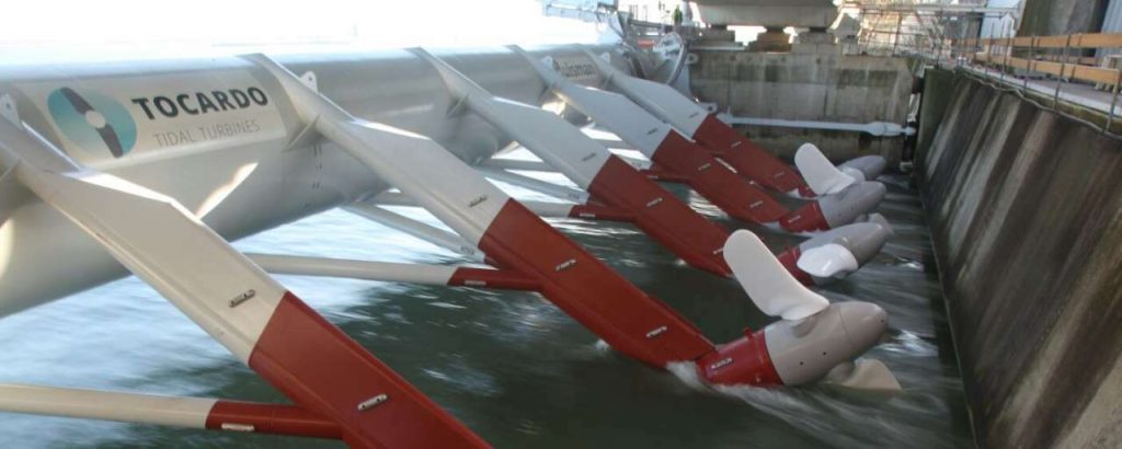 Turbines in water