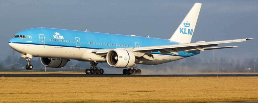 Klm vliegtuig