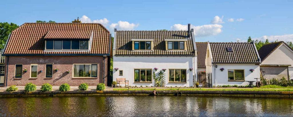 Wijk huizen