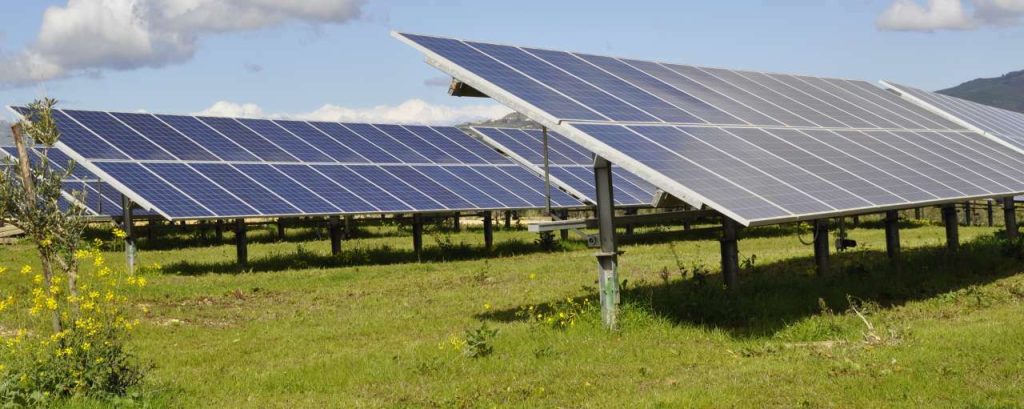Zonnepark elektriciteitsnet