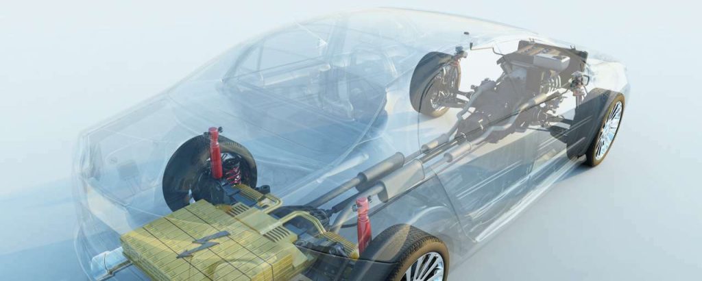 Batterij silicium elektrische auto