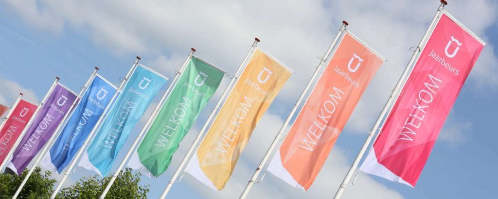 Jaarbeurs vlaggen welkom