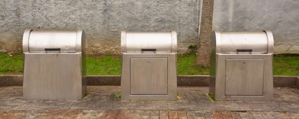 Afvalcontainers ondergronds