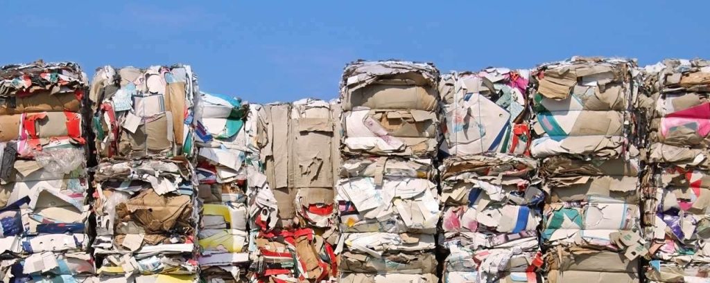 Papierrecycling papier papierstapel