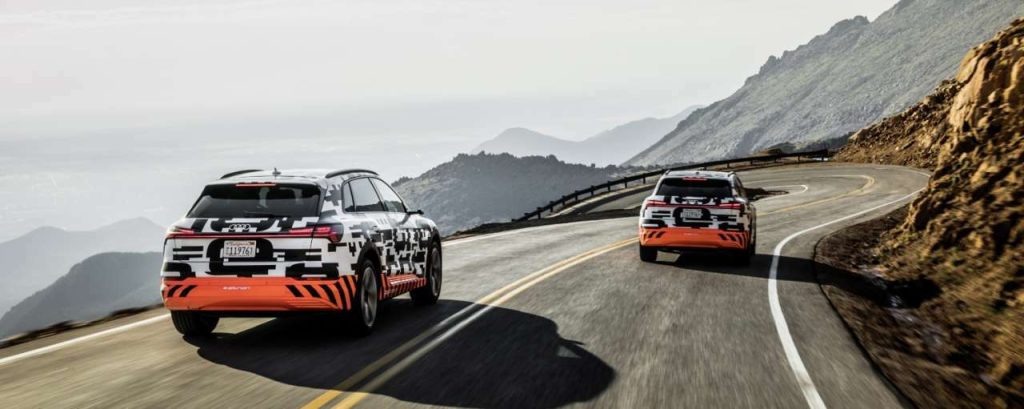 Small audi e tron prototype recuperation test 4394