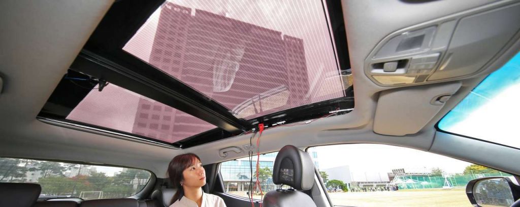 Hyundai zonnepanelen panoramadak
