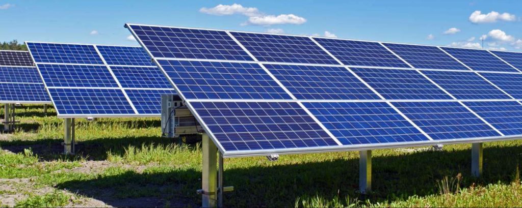 Zonnepark zonnepanelen zonne energie