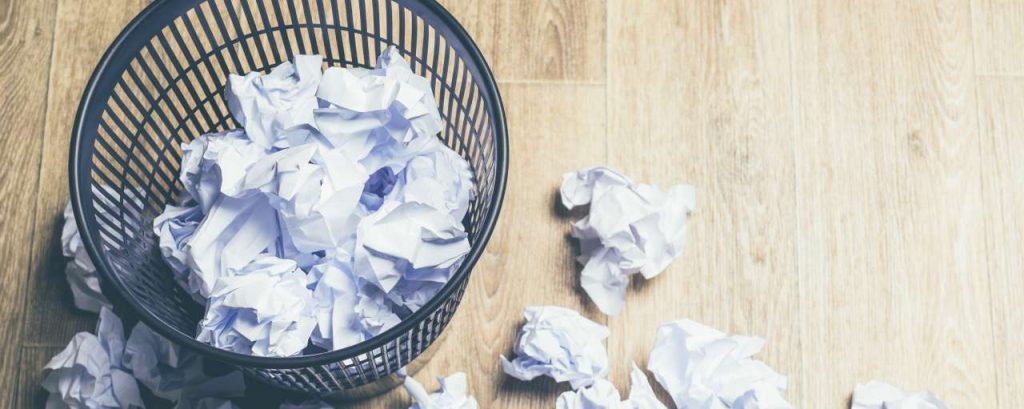 Adobestock papier prullenbak