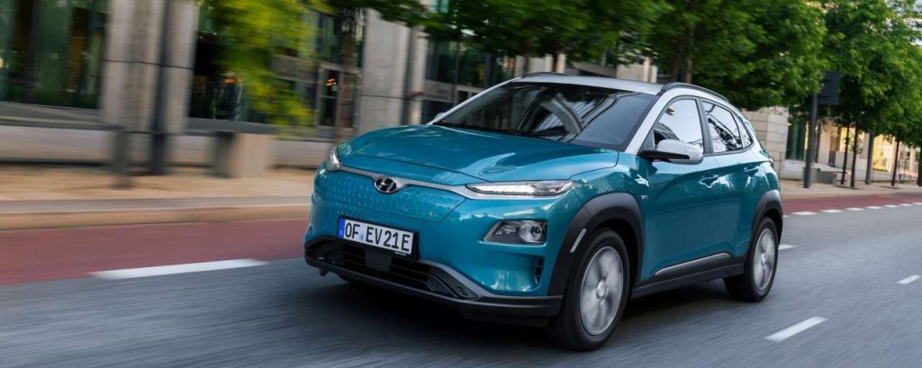 Hyundai kona electric july2018 in stad