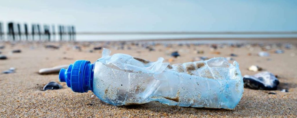 Adobestock plastic fles strand zee