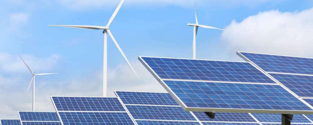 Adobestock windmolens zonnepanelen groene energie
