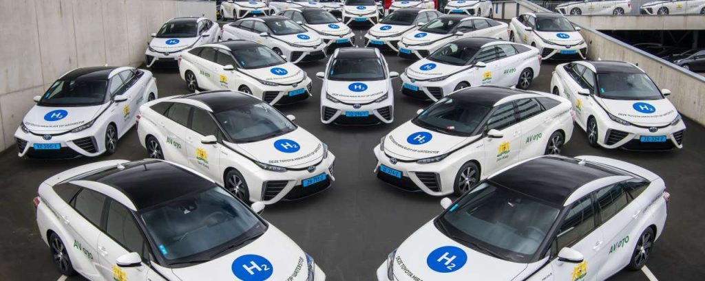 Toyota taxi mirai