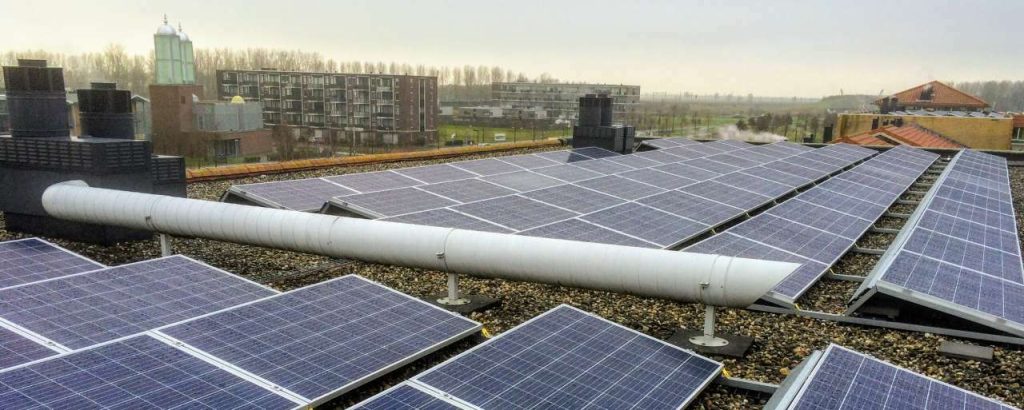 Zonnepanelen op appartementsgebouwen de alliantie
