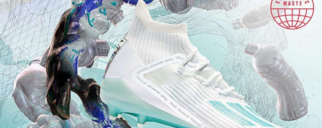 Adidas schoen met gerecyled plastic