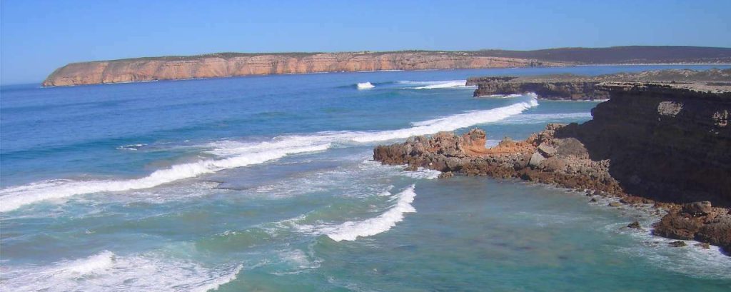 Eyre schiereiland kust zee australie