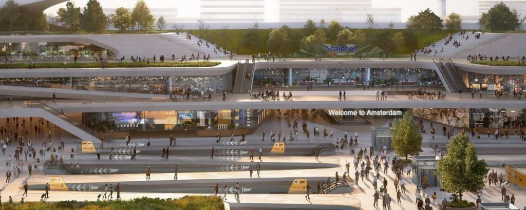 Hardt hyperloop hyperloop station schiphol