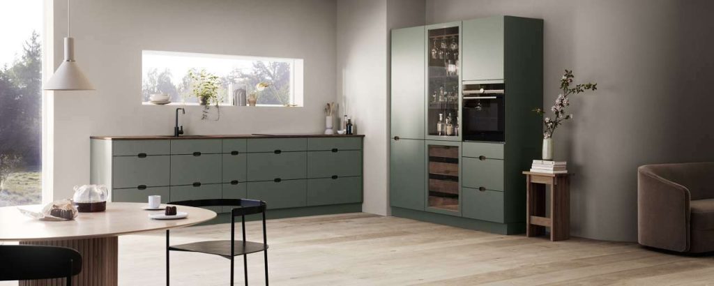 Kvik kitchen ombra green main