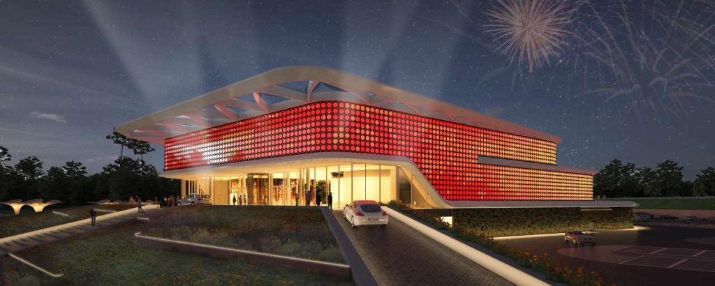 Holland casino venlo nieuwbouw impressie 2393d nachtred0000