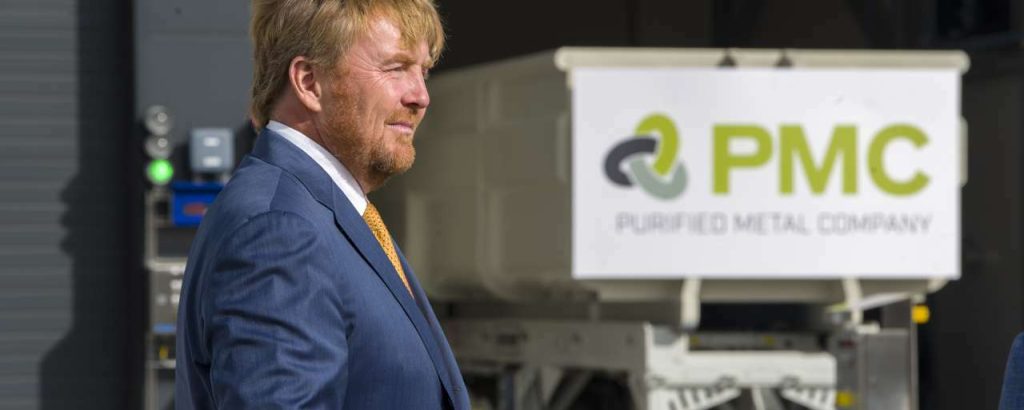 Koning willem alexander bij opening purified metal company 18