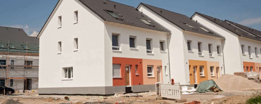 Woningen rijtjeshuis nieuwbouw huizen