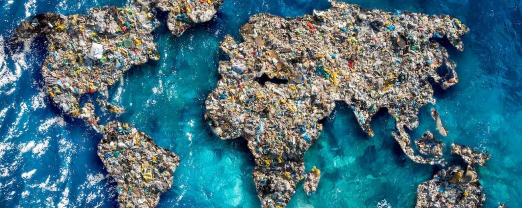 Adobe stock plastic wereld afval vuil rivier oceaan zee